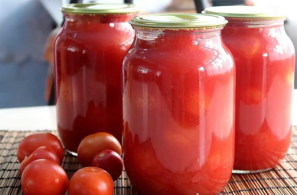 glass tomato paste