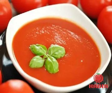 Buy 1 gallon tomato paste + introduce the production and distribution factory